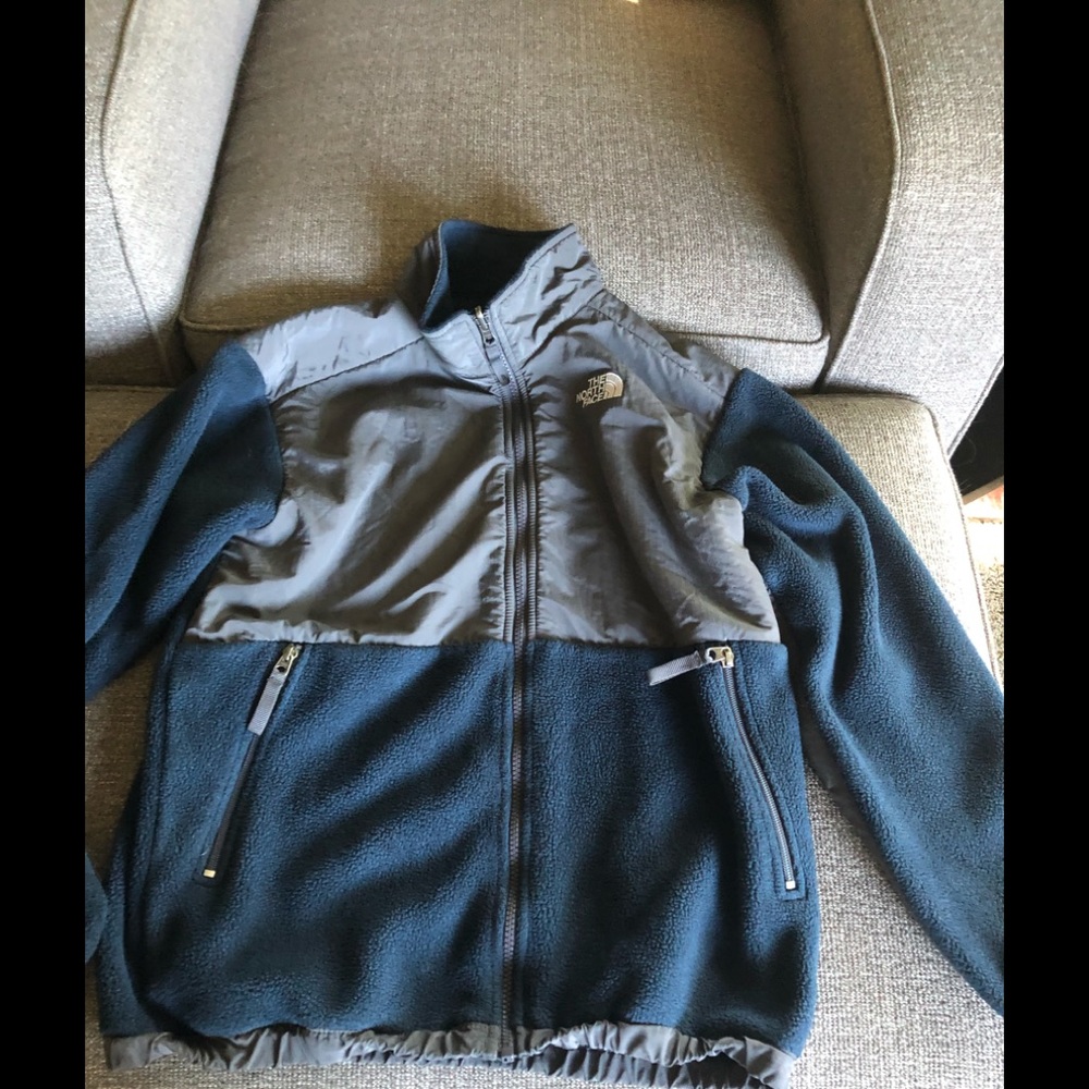 North face zip up fleece jacket